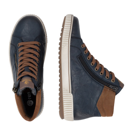Remonte Maditta D0772 Sneaker Boot (Women) - Mare/Reh/Mare Athletic - Casual - Lace Up - The Heel Shoe Fitters