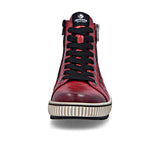 Remonte D0772 Maditta Sneaker Boot (Women) - Mohn/Rot Athletic - Casual - Lace Up - The Heel Shoe Fitters