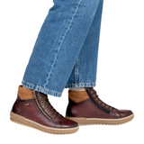 Remonte Maditta D0772 Sneaker Boot (Women) - Vino/Reh/Vinorosso Athletic - Casual - Lace Up - The Heel Shoe Fitters