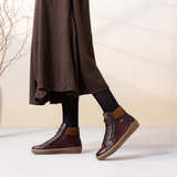 Remonte Maditta D0772 Sneaker Boot (Women) - Vino/Reh/Vinorosso Athletic - Casual - Lace Up - The Heel Shoe Fitters