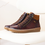 Remonte Maditta D0772 Sneaker Boot (Women) - Vino/Reh/Vinorosso Athletic - Casual - Lace Up - The Heel Shoe Fitters