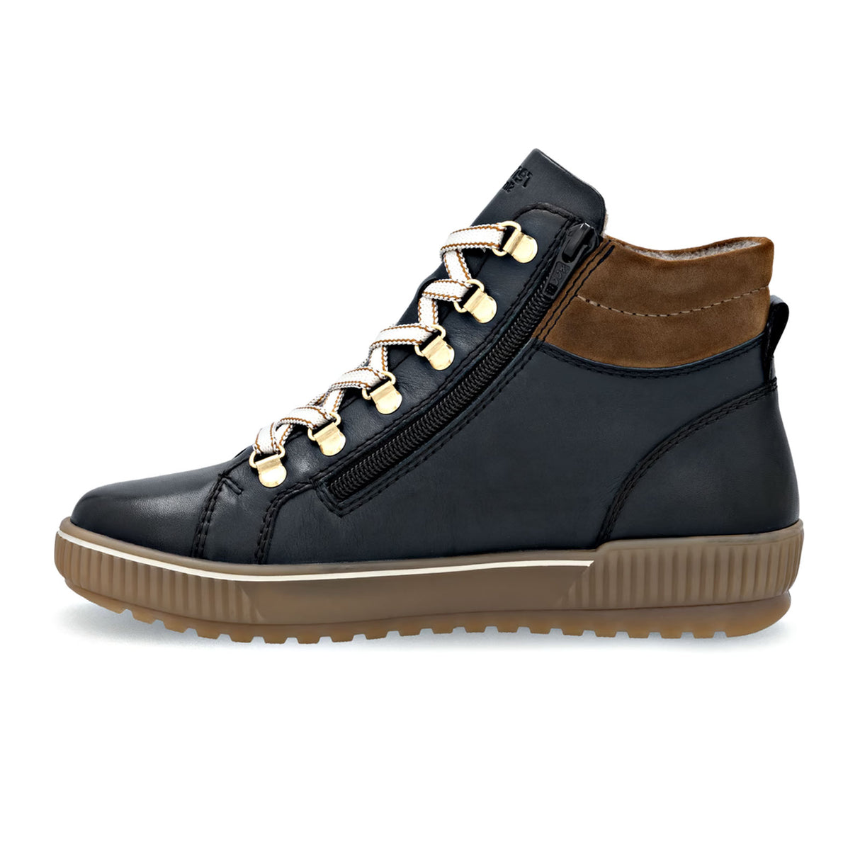 Remonte D0781 Maditta Sneaker Boot (Women) - Pazifik/Reh Athletic - Casual - Lace Up - The Heel Shoe Fitters