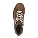 Remonte D0781 Maditta Sneaker Boot (Women) - Muskat/Bronze Athletic - Casual - Lace Up - The Heel Shoe Fitters