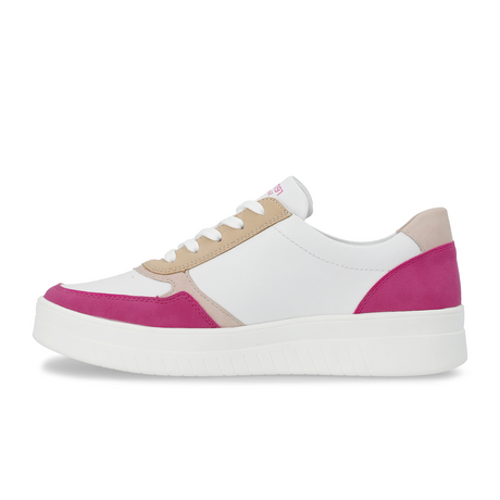 Remonte Kendra D0J01 Sneaker (Women) - Magenta/Weiss/Rose/Tan Athletic - Casual - Lace Up - The Heel Shoe Fitters