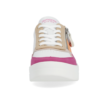 Remonte Kendra D0J01 Sneaker (Women) - Magenta/Weiss/Rose/Tan Athletic - Casual - Lace Up - The Heel Shoe Fitters