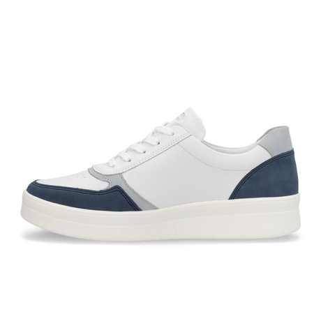 Remonte Kendra D0J01 Sneaker (Women) - Jeans/Weiss/Bleu/Rose Athletic - Casual - Lace Up - The Heel Shoe Fitters