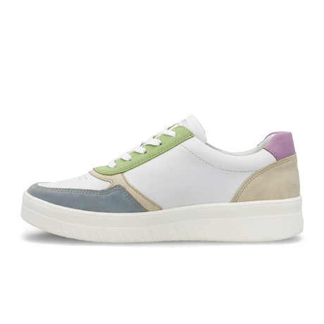 Remonte Kendra D0J01 Sneaker (Women) - Bleu/Weiss/Crema/Rose Athletic - Casual - Lace Up - The Heel Shoe Fitters