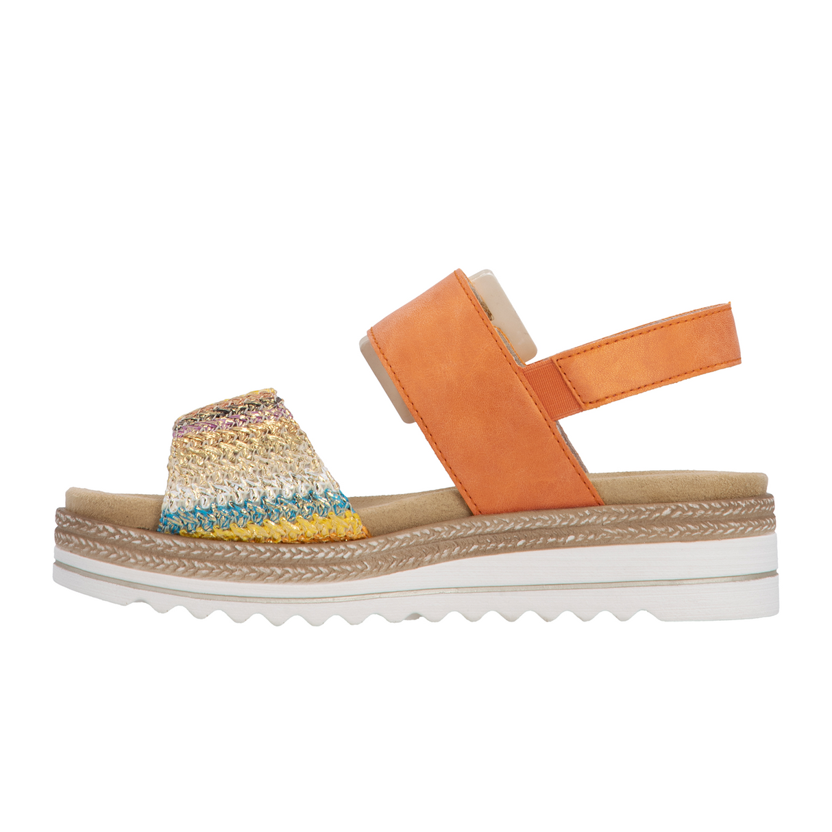 Remonte Jocelyn 62 Backstrap Sandal (Women) - Orange Sandal - Backstrap - The Heel Shoe Fitters