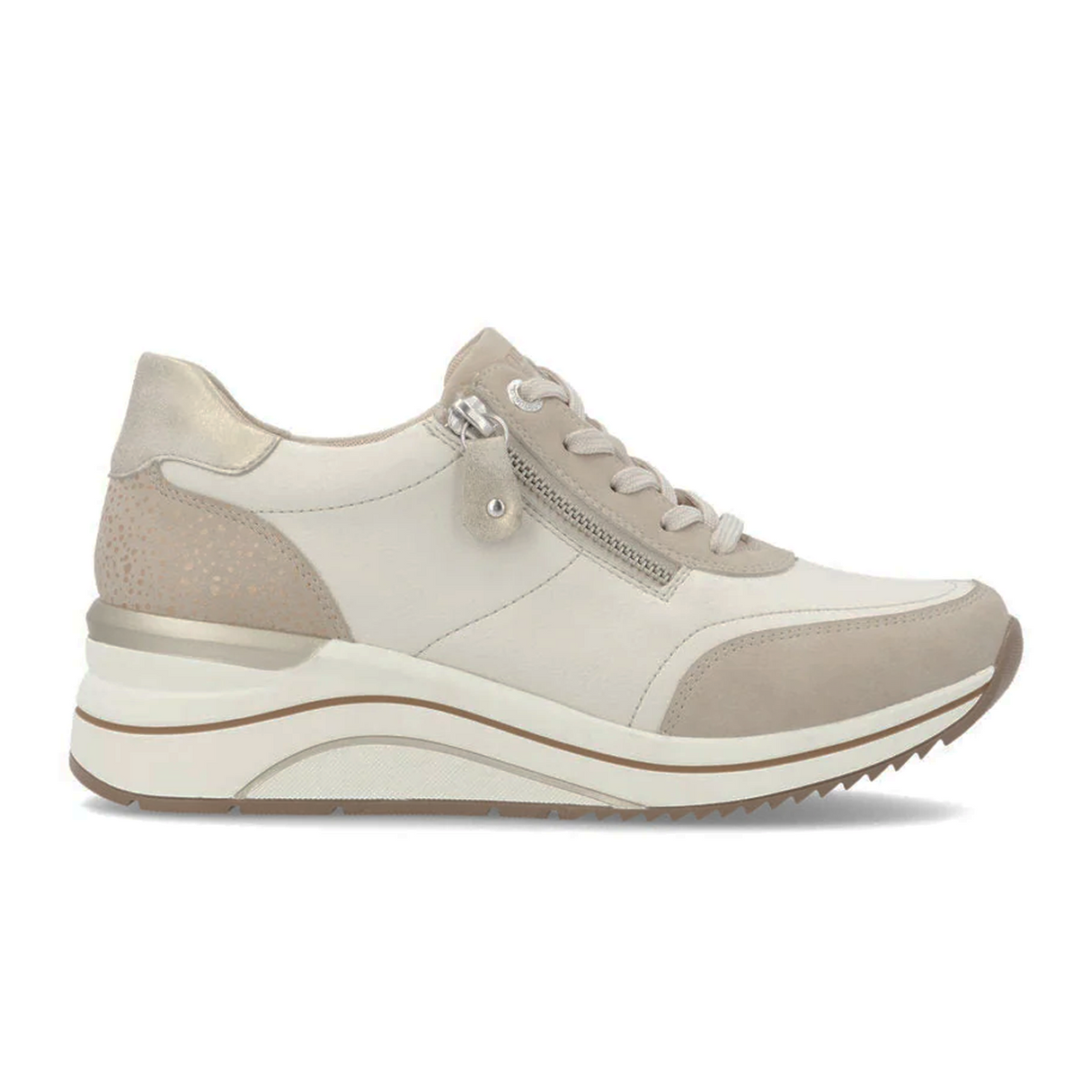Remonte Eleni D0T00 Sneaker (Women) - Ginger/Kupfer/Cotton Athletic - Casual - Lace Up - The Heel Shoe Fitters