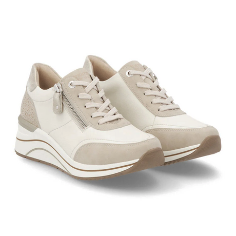 Remonte Eleni D0T00 Sneaker (Women) - Ginger/Kupfer/Cotton Athletic - Casual - Lace Up - The Heel Shoe Fitters