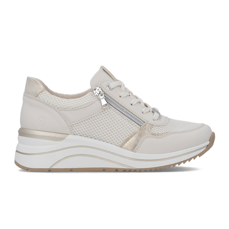 Remonte Eleni 19 Sneaker (Women) - White Athletic - Casual - Lace Up - The Heel Shoe Fitters