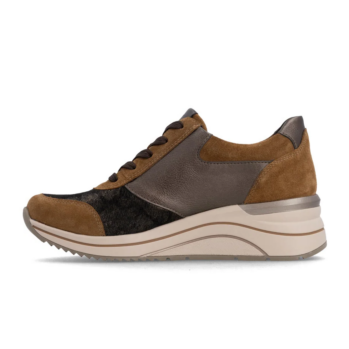 Remonte Eleni D0T23 Sneaker (Women) - Reh/Schwarz-Gold/Antique