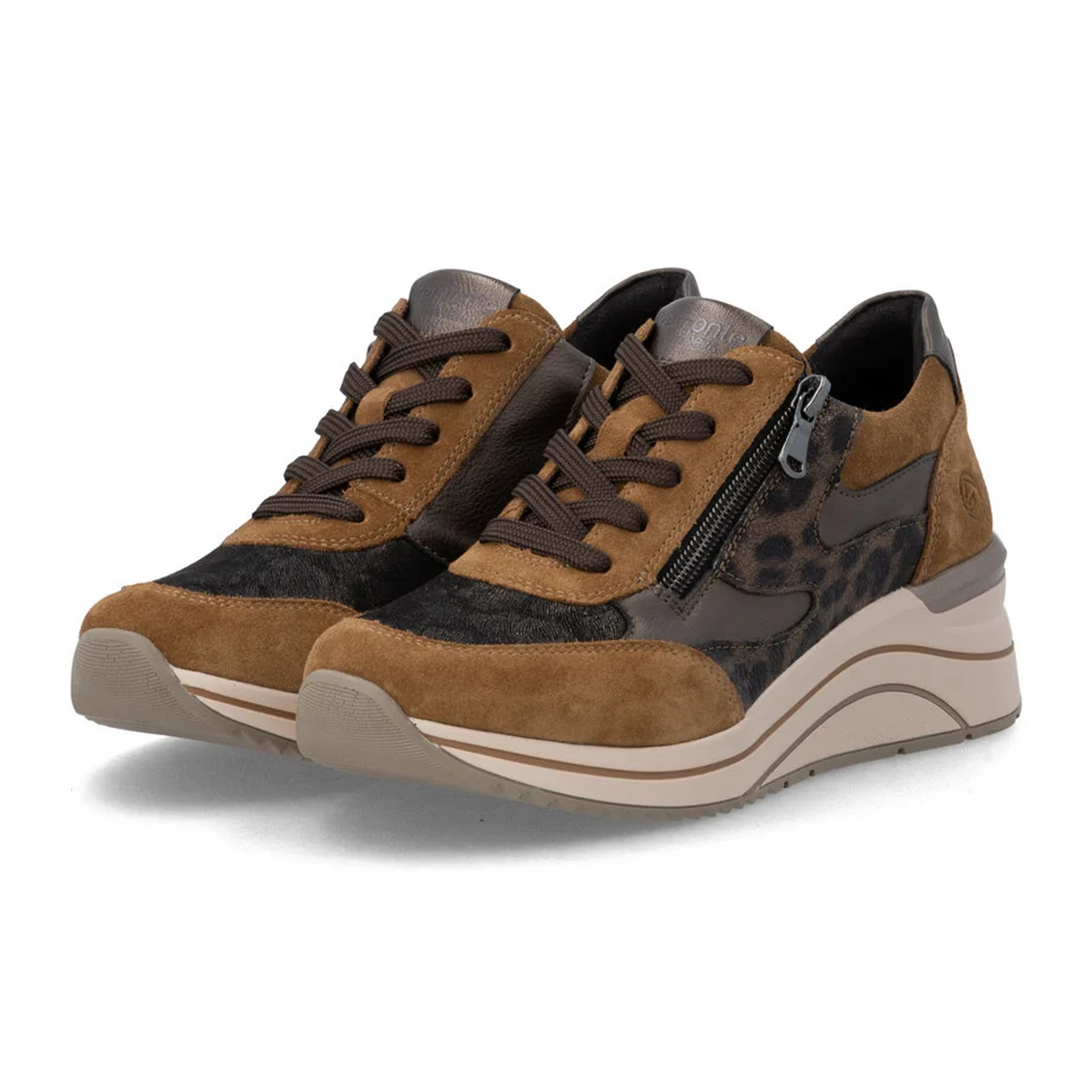 Remonte Eleni D0T23 Sneaker (Women) - Reh/Schwarz-Gold/Antique