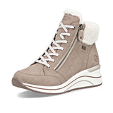 Remonte Eleni D0T77 Sneaker Boot (Women) - Camel/Cotton Boots - Casual - Mid - The Heel Shoe Fitters