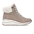 Remonte Eleni D0T77 Sneaker Boot (Women) - Camel/Cotton Boots - Casual - Mid - The Heel Shoe Fitters