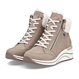 Remonte Eleni D0T77 Sneaker Boot (Women) - Camel/Cotton Boots - Casual - Mid - The Heel Shoe Fitters