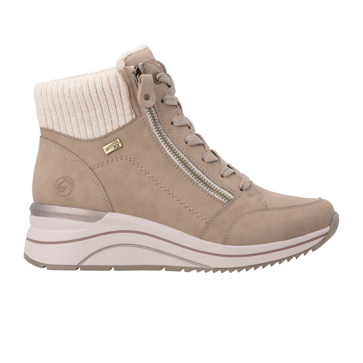 Remonte Eleni 77 Sneaker Boot (Women) - Camel/Off White