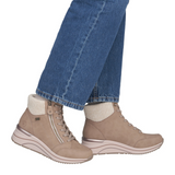 Remonte Eleni 77 Sneaker Boot (Women) - Camel/Off White