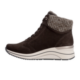 Remonte Eleni 77 Sneaker Boot (Women) - Cigarre/Ginger Athletic - Casual - Lace Up - The Heel Shoe Fitters