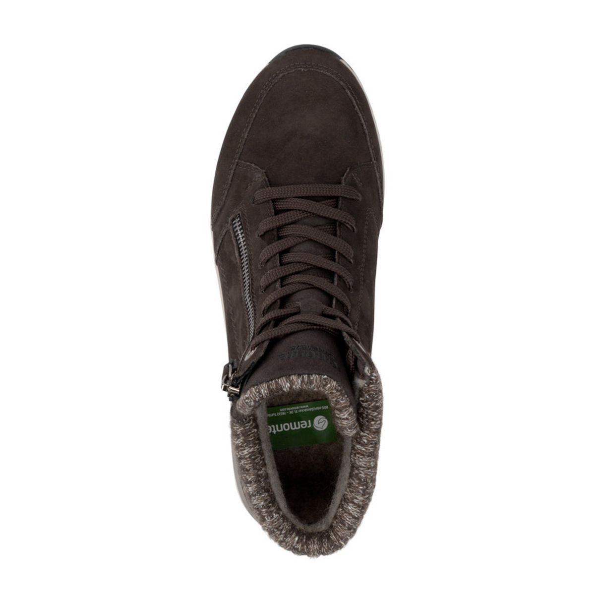 Remonte Eleni 77 Sneaker Boot (Women) - Cigarre/Ginger Athletic - Casual - Lace Up - The Heel Shoe Fitters