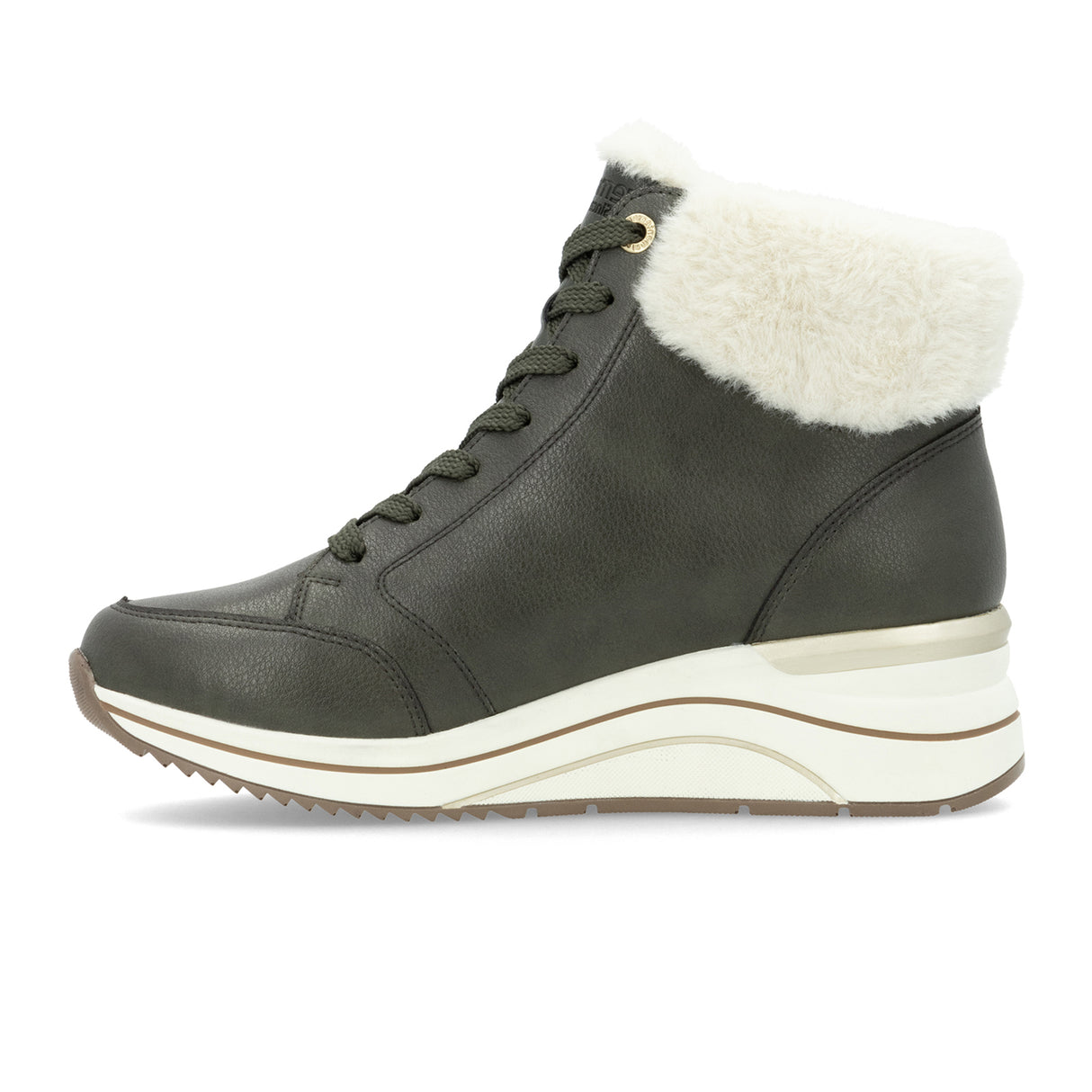 Remonte Eleni D0T77-52 Sneaker Boot (Women) - Leaf/Cotton Boots - Casual - Mid - The Heel Shoe Fitters