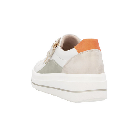 Remonte Julika 01 Sneaker (Women) - Tan Multi Athletic - Casual - Lace Up - The Heel Shoe Fitters