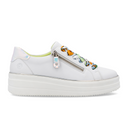 Remonte Julika 06 Sneaker (Women) - Weiss/Silber Multi Athletic - Casual - Lace Up - The Heel Shoe Fitters