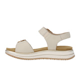 Remonte Jocelyn D1J51-80 Sandal (Women) - Kreide Lugano Sandals - Backstrap - The Heel Shoe Fitters