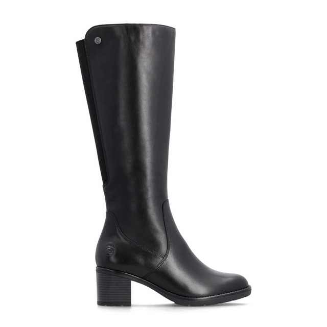 Remonte Sontje D2A78 Tall Boot (Women) - Black Boots - Casual - High - The Heel Shoe Fitters