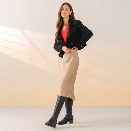 Remonte Sontje D2A78 Tall Boot (Women) - Black Boots - Casual - High - The Heel Shoe Fitters
