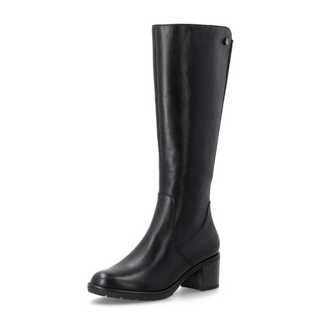 Remonte Sontje D2A78 Tall Boot (Women) - Black Boots - Casual - High - The Heel Shoe Fitters