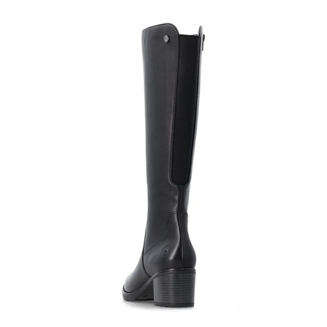 Remonte Sontje D2A78 Tall Boot (Women) - Black Boots - Casual - High - The Heel Shoe Fitters