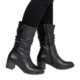 Remonte Sontje D2A79 Boot (Women) - Black Boots - Casual - Mid - The Heel Shoe Fitters