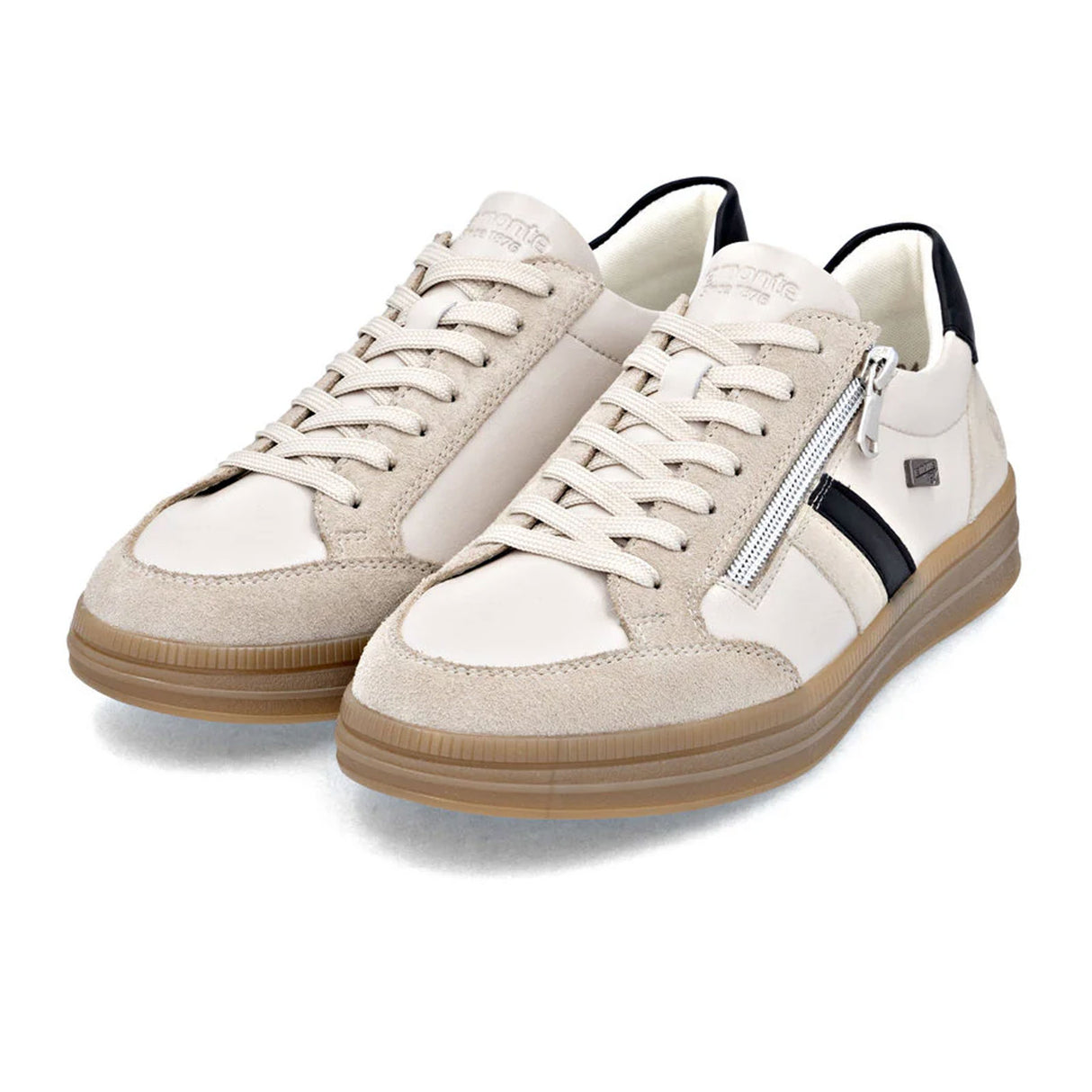 Remonte D2C04 Demi Sneaker (Women) - Lehm/Nude/Ginger Athletic - Casual - Lace Up - The Heel Shoe Fitters