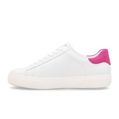 Remonte Shawna D2J00 Sneaker (Women) - Weiss/Magenta/Rock Athletic - Casual - Lace Up - The Heel Shoe Fitters