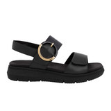 Remonte Jocelyn 50 Backstrap Sandal (Women) - Black Sandal - Backstrap - The Heel Shoe Fitters
