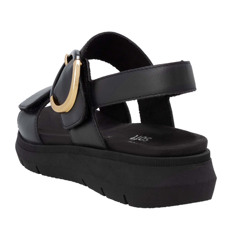 Remonte Jocelyn 50 Backstrap Sandal (Women) - Black Sandal - Backstrap - The Heel Shoe Fitters