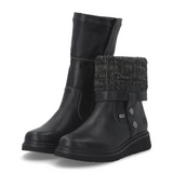 Remonte Marisol 76 Boot (Women) - Schwarz/Granit-Silber Boots - Casual - Low - The Heel Shoe Fitters