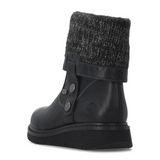 Remonte Marisol 76 Boot (Women) - Schwarz/Granit-Silber Boots - Casual - Low - The Heel Shoe Fitters