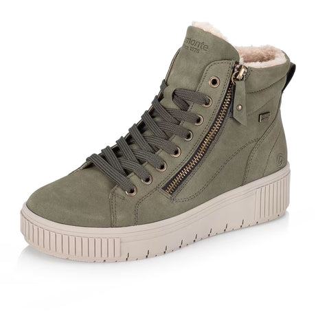 Remonte Bonnie D3B71 Sneaker Boot (Women) - Moor/Laine Corado Athletic - Casual - Lace Up - The Heel Shoe Fitters