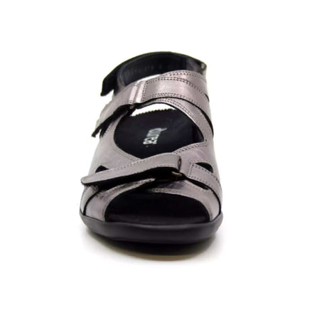 Durea Diana Backstrap Sandal (Women) - Pewter Metallic Sandal - Backstrap - The Heel Shoe Fitters