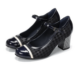 Dorking Rodin D8669 Heeled Mary Jane (Women) - Carcas/Napla/Suga Marino Dress-Casual - Heels - The Heel Shoe Fitters