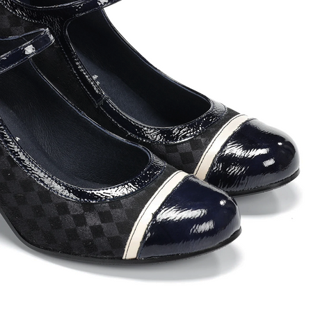 Dorking Rodin D8669 Heeled Mary Jane (Women) - Carcas/Napla/Suga Marino Dress-Casual - Heels - The Heel Shoe Fitters
