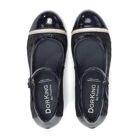 Dorking Rodin D8669 Heeled Mary Jane (Women) - Carcas/Napla/Suga Marino Dress-Casual - Heels - The Heel Shoe Fitters