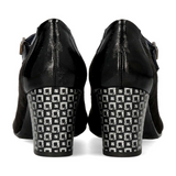 Dorking Rodin D8669 Heeled Mary Jane (Women) - Carcas/Napla/Suga Negro Dress-Casual - Heels - The Heel Shoe Fitters
