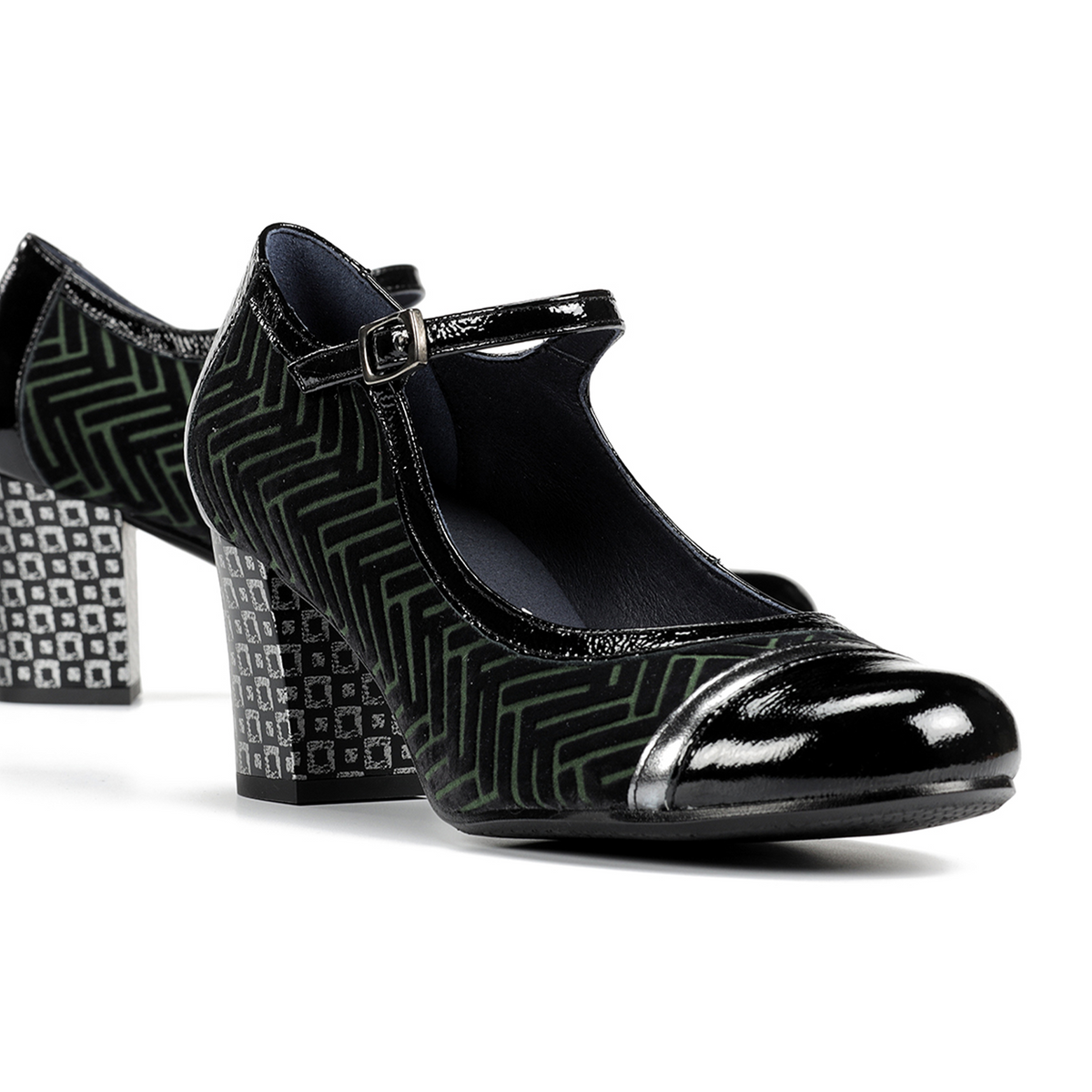 Dorking Rodin D8669 Mary Jane Heel (Women) - Lami Bosco/Anthracita