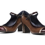 Dorking Rodin D8669 Mary Jane Heel (Women) - Lami Tabaco/Burdeos