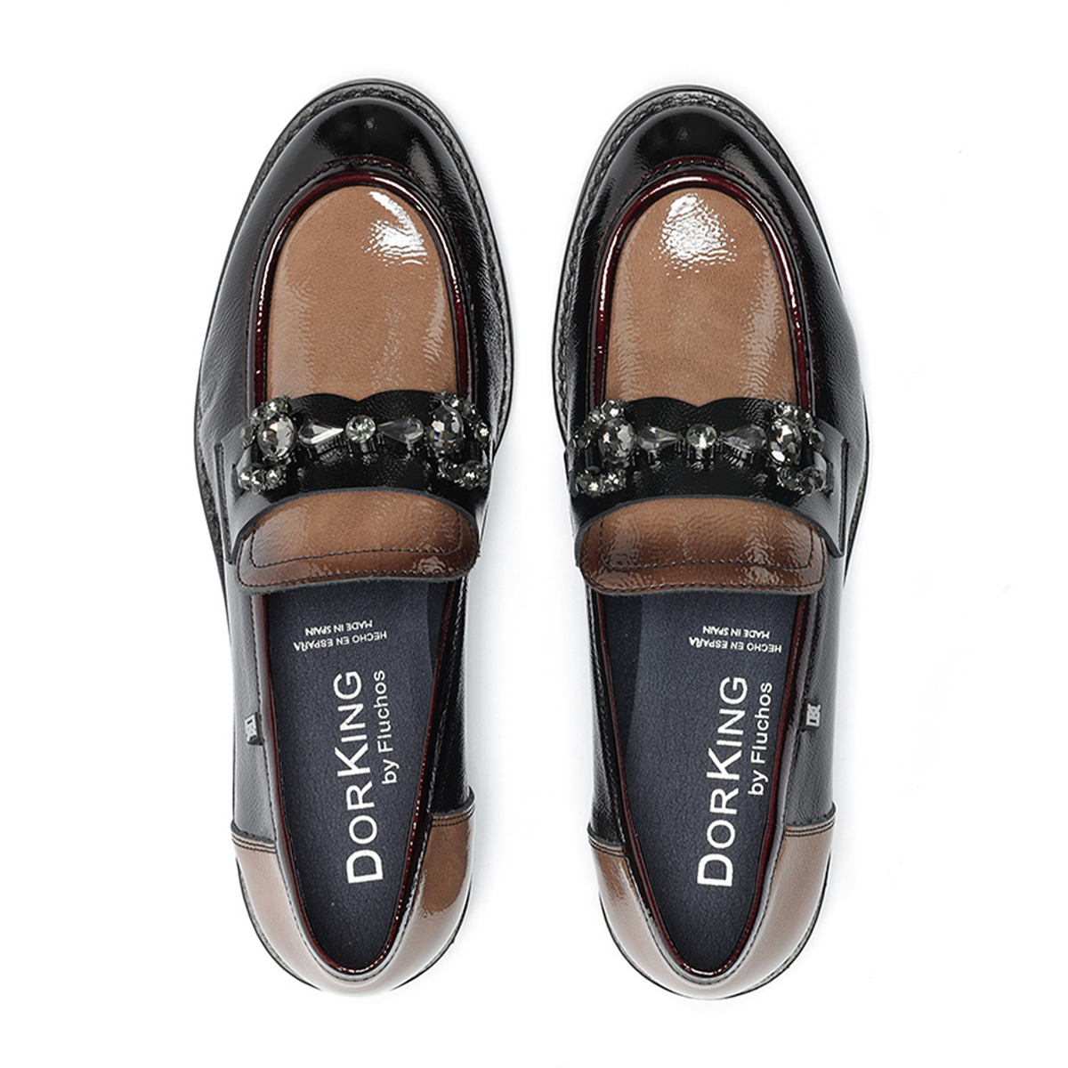 Dorking Harvard D9118 Loafer (Women) - Naplack Negro/Marmota