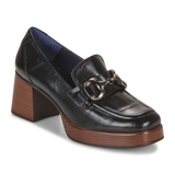 Dorking Cristel D9155 Heeled Loafer (Women) - Alias Negro Dress-Casual - Heels - The Heel Shoe Fitters
