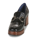 Dorking Cristel D9155 Heeled Loafer (Women) - Alias Negro Dress-Casual - Heels - The Heel Shoe Fitters